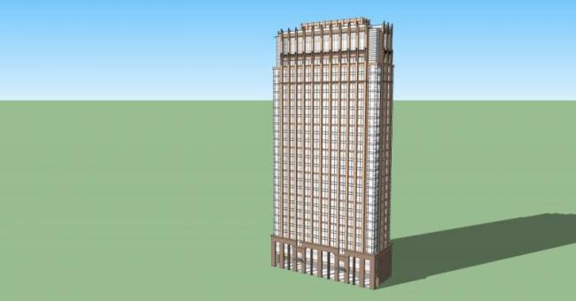 Sketchup酒店模型|高层酒店,现代风格 Sketchup酒店模型|高层酒店,现代风格