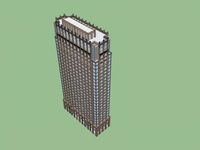 Sketchup酒店模型|高层酒店,现代风格 Sketchup酒店模型|高层酒店,现代风格