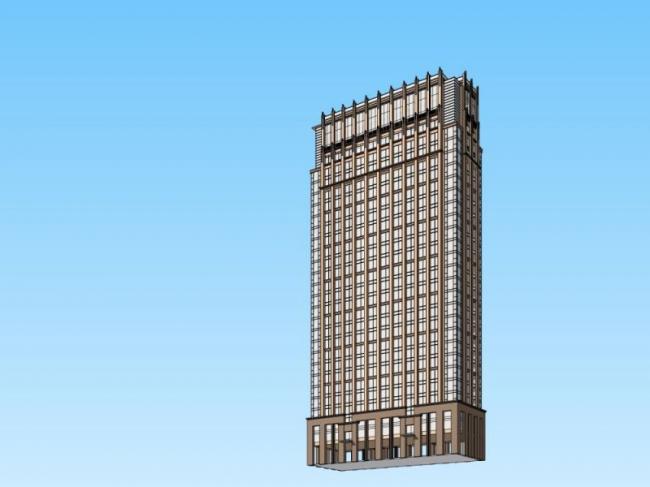 Sketchup酒店模型|高层酒店,现代风格 Sketchup酒店模型|高层酒店,现代风格