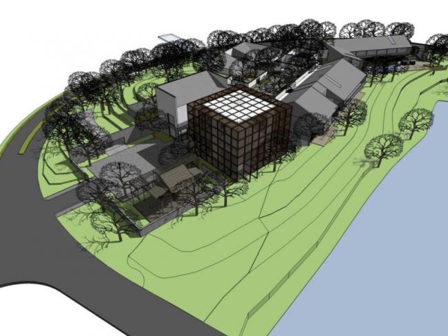 Sketchup商业模型|低层万科会所,现代风格 Sketchup商业模型|低层万科会所,现代风格