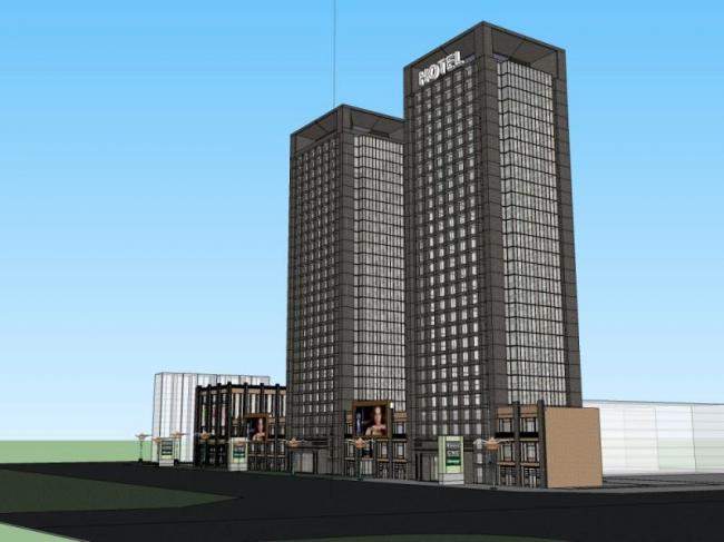 Sketchup酒店模型|高层酒店,现代风格 Sketchup酒店模型|高层酒店,现代风格