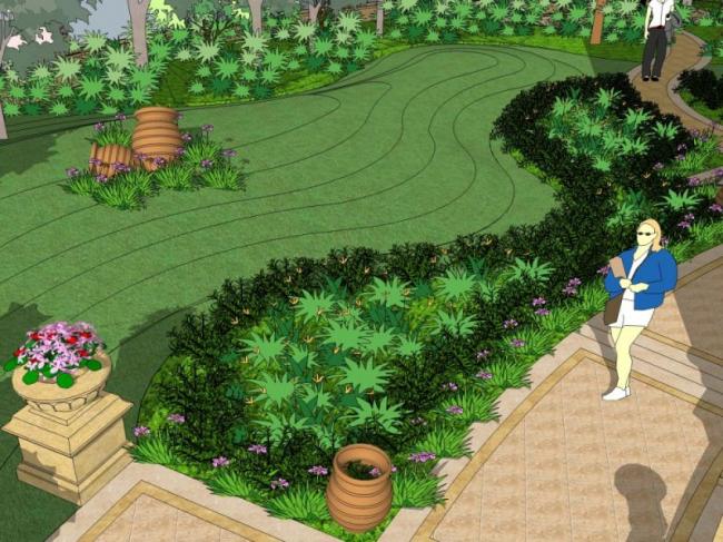 Sketchup景观模型|商业景观,古典风格 Sketchup景观模型|商业景观,古典风格