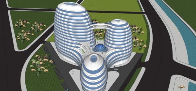 Sketchup酒店模型|高层酒店,现代风格 Sketchup酒店模型|高层酒店,现代风格