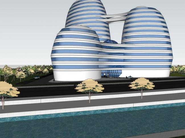 Sketchup酒店模型|高层酒店,现代风格 Sketchup酒店模型|高层酒店,现代风格