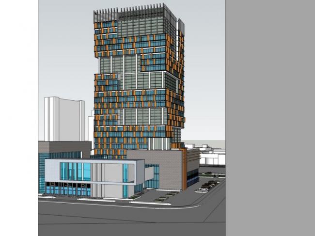 Sketchup办公模型|多高层办公楼,现代风格 Sketchup办公模型|多高层办公楼,现代风格