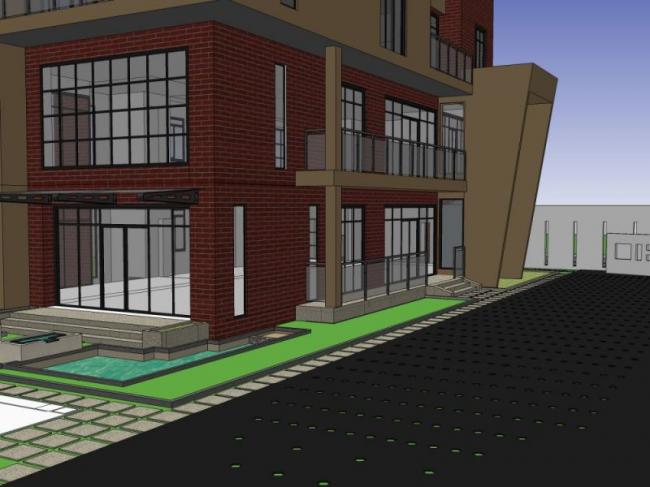 Sketchup办公模型|多层办公楼,现代风格 Sketchup办公模型|多层办公楼,现代风格