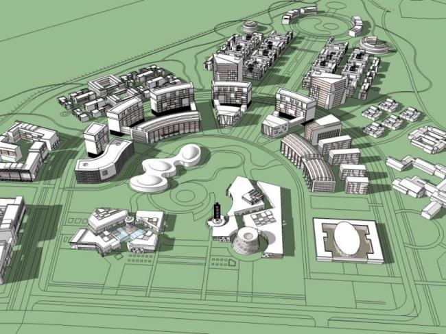 Sketchup办公模型|多层办公楼,现代风格 Sketchup办公模型|多层办公楼,现代风格