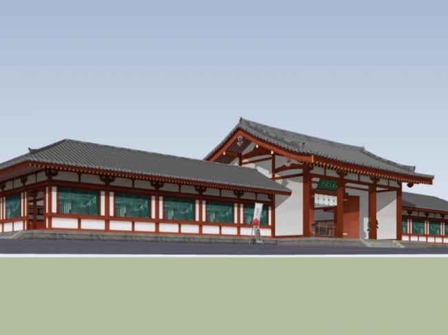 Sketchup古建筑模型|多层古建筑,中式风格 Sketchup古建筑模型|多层古建筑,中式风格