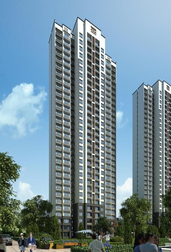 Sketchup住宅模型|超高层住宅,现代风格 Sketchup住宅模型|超高层住宅,现代风格