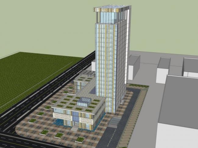 Sketchup酒店模型|高层酒店,现代风格 Sketchup酒店模型|高层酒店,现代风格