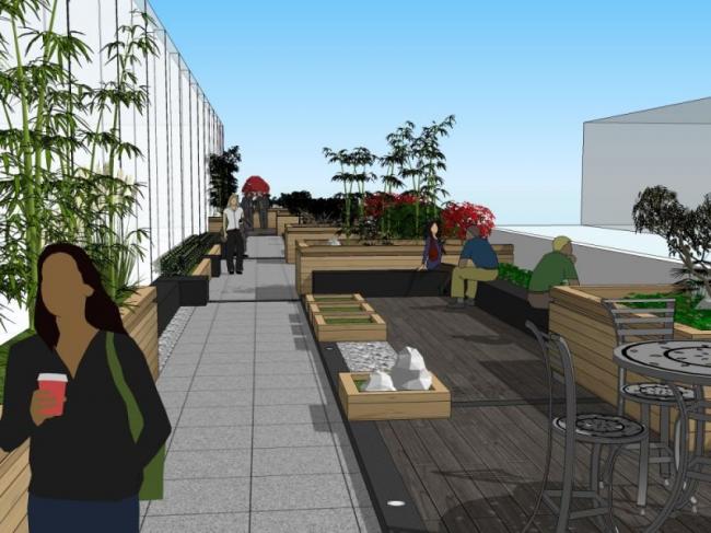 Sketchup景观模型|屋顶花园景观,现代风格 Sketchup景观模型|屋顶花园景观,现代风格