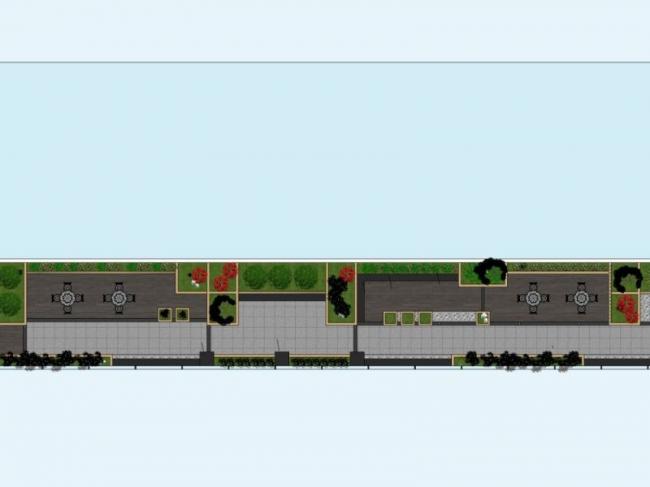 Sketchup景观模型|屋顶花园景观,现代风格 Sketchup景观模型|屋顶花园景观,现代风格