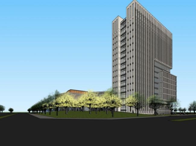 Sketchup办公模型|高层办公楼,现代风格 Sketchup办公模型|高层办公楼,现代风格