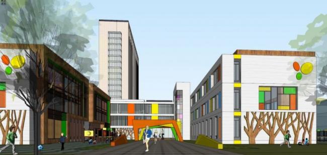 Sketchup办公模型|高层办公楼,现代风格 Sketchup办公模型|高层办公楼,现代风格