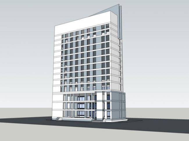 Sketchup酒店模型|高层酒店,现代风格 Sketchup酒店模型|高层酒店,现代风格