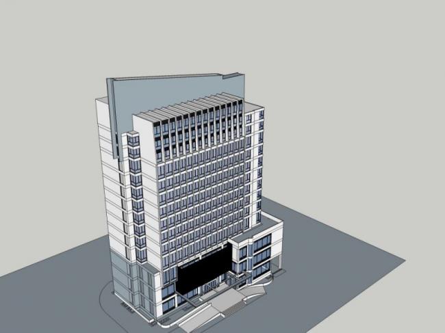 Sketchup酒店模型|高层酒店,现代风格 Sketchup酒店模型|高层酒店,现代风格