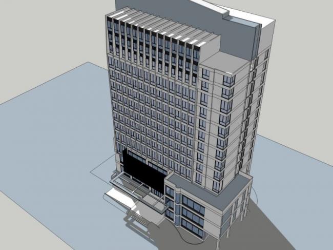 Sketchup酒店模型|高层酒店,现代风格 Sketchup酒店模型|高层酒店,现代风格