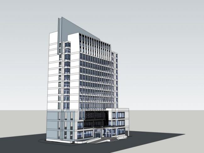 Sketchup酒店模型|高层酒店,现代风格 Sketchup酒店模型|高层酒店,现代风格