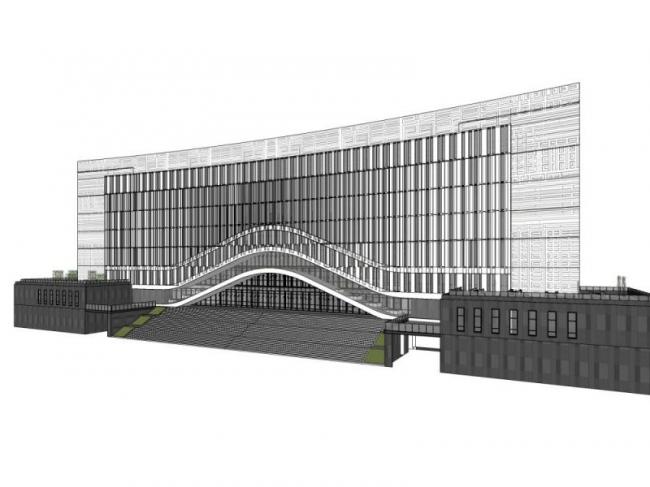 Sketchup办公模型|多层办公楼,现代风格 Sketchup办公模型|多层办公楼,现代风格