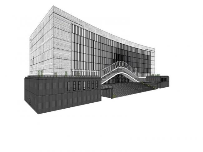 Sketchup办公模型|多层办公楼,现代风格 Sketchup办公模型|多层办公楼,现代风格