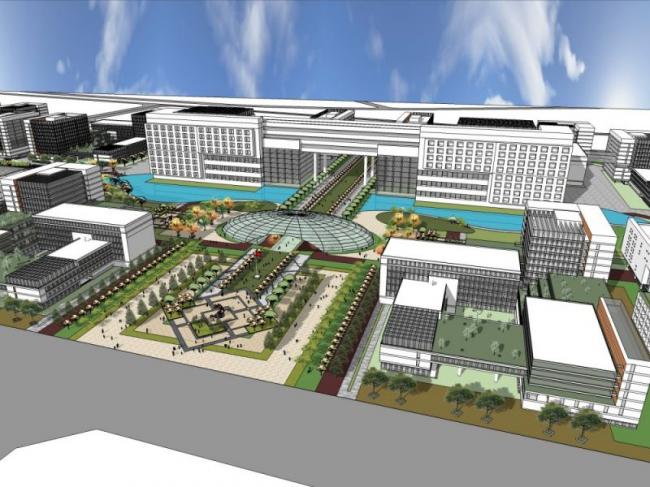 Sketchup办公模型|高层办公楼,现代风格 Sketchup办公模型|高层办公楼,现代风格