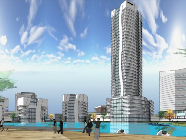 Sketchup办公模型|高层办公楼,现代风格 Sketchup办公模型|高层办公楼,现代风格