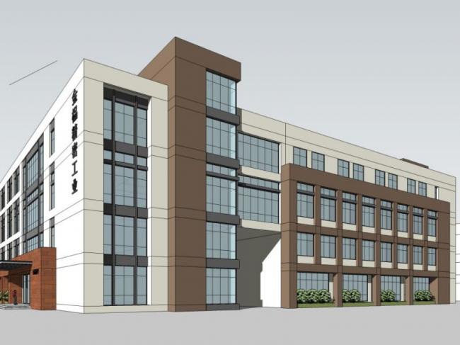 Sketchup办公模型|多层办公楼,现代风格 Sketchup办公模型|多层办公楼,现代风格