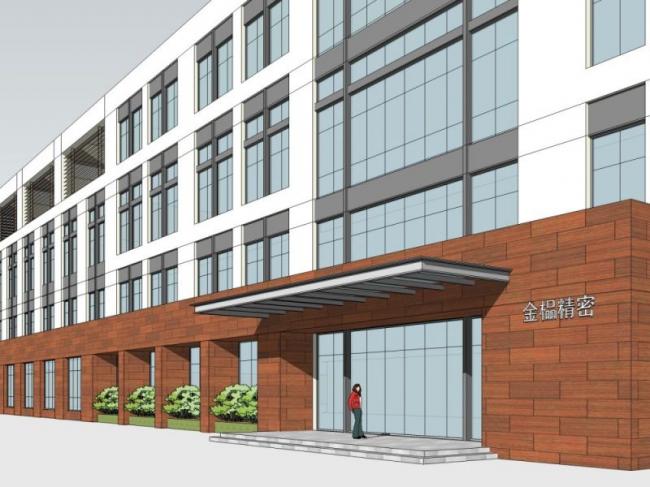 Sketchup办公模型|多层办公楼,现代风格 Sketchup办公模型|多层办公楼,现代风格