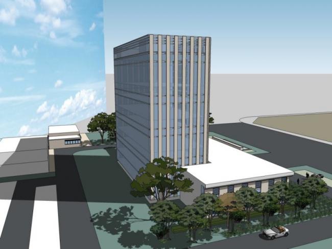 Sketchup办公模型|高层办公楼,现代风格 Sketchup办公模型|高层办公楼,现代风格