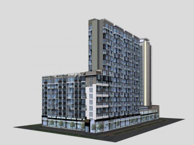 Sketchup酒店模型|高层酒店,现代风格 Sketchup酒店模型|高层酒店,现代风格