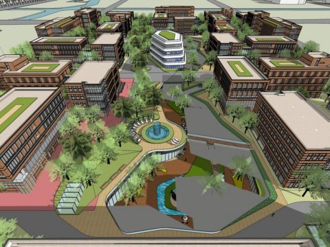 Sketchup办公模型|多层办公区,现代风格 Sketchup办公模型|多层办公区,现代风格