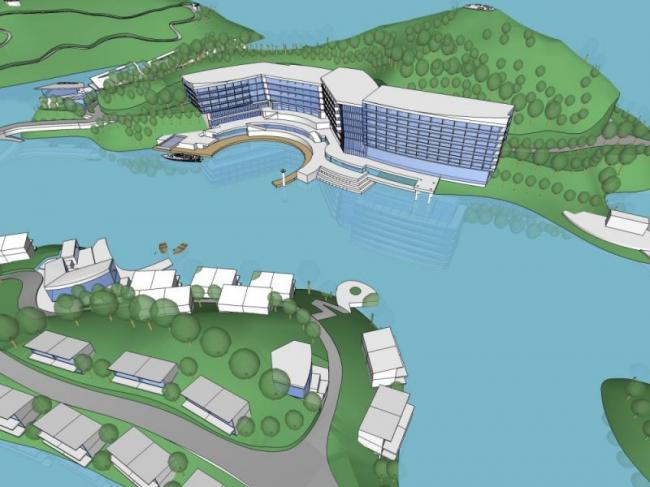 Sketchup酒店模型|多层酒店,现代风格 Sketchup酒店模型|多层酒店,现代风格