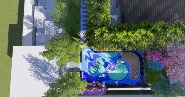 Sketchup景观模型|屋顶花园,现代风格 Sketchup景观模型|屋顶花园,现代风格