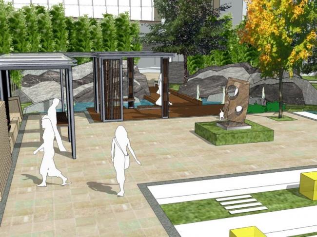 Sketchup景观模型|住宅小区景观,现代风格 Sketchup景观模型|住宅小区景观,现代风格
