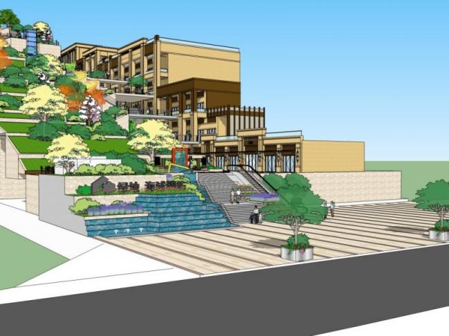 Sketchup景观模型|长廊景观,现代风格 Sketchup景观模型|长廊景观,现代风格