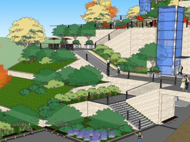 Sketchup景观模型|长廊景观,现代风格 Sketchup景观模型|长廊景观,现代风格