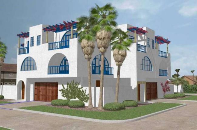 Sketchup住宅模型|多层住宅，欧式古典风格-BIM建筑网