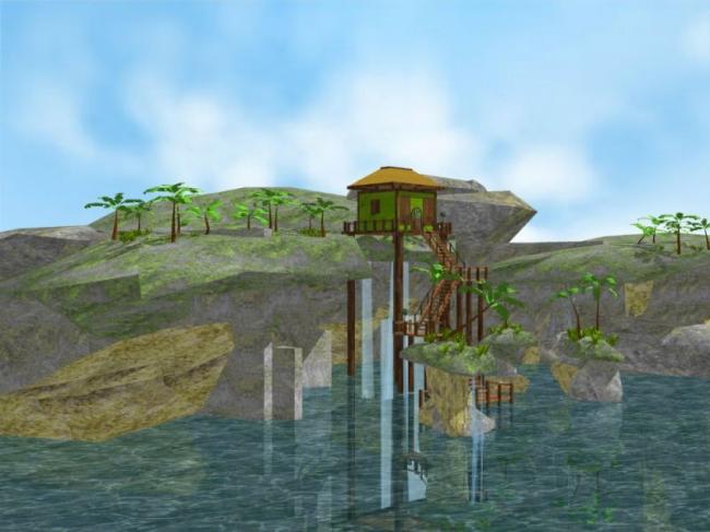 Sketchup景观模型|别墅景观,现代风格 Sketchup景观模型|别墅景观,现代风格