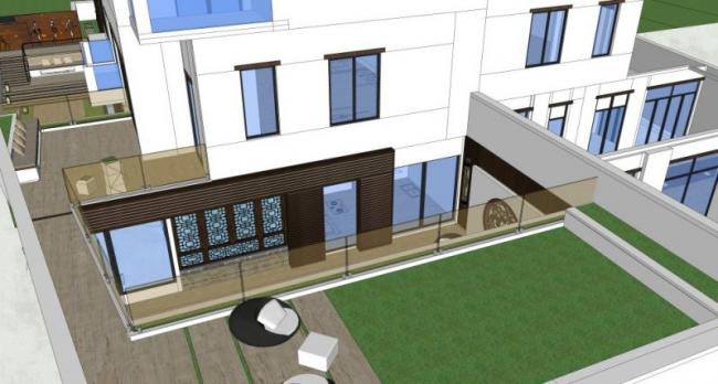 Sketchup景观模型|庭院景观,现代中式风格 Sketchup景观模型|庭院景观,现代中式风格