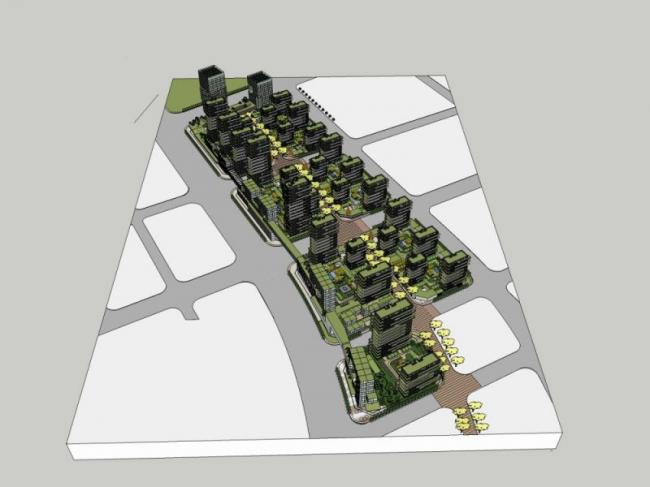 Sketchup办公模型|高层办公楼,现代风格 Sketchup办公模型|高层办公楼,现代风格