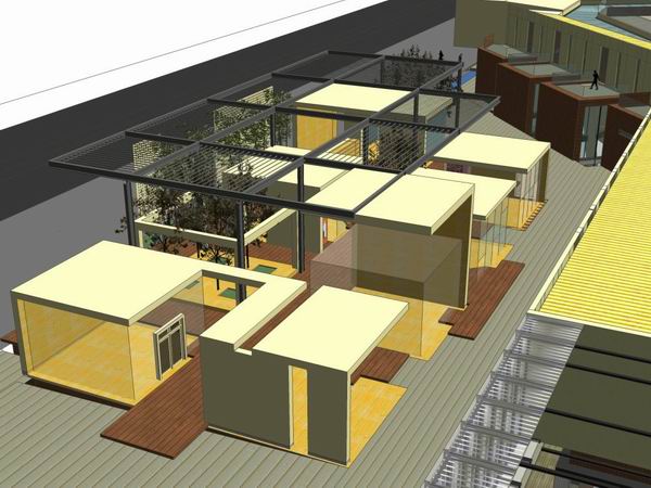 Sketchup商业模型|多层商业建筑,现代风格 Sketchup商业模型|多层商业建筑,现代风格