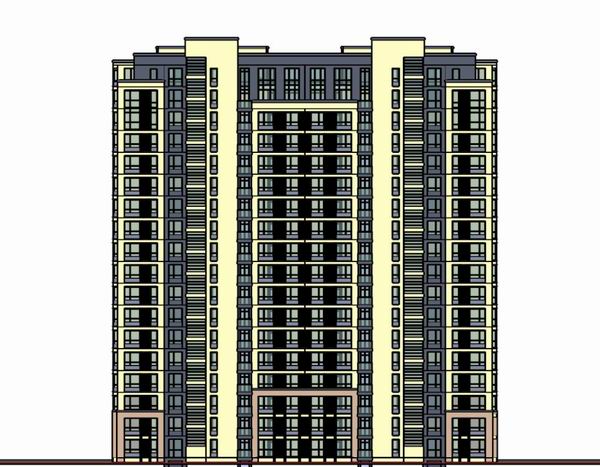Sketchup住宅模型|高层住宅,现代风格 Sketchup住宅模型|高层住宅,现代风格