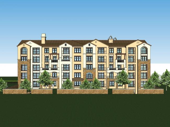 Sketchup住宅模型|多层住宅小区,古典风格 Sketchup住宅模型|多层住宅小区,古典风格