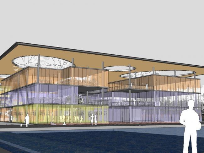 Sketchup商业模型|多层商业建筑,现代风格 Sketchup商业模型|多层商业建筑,现代风格