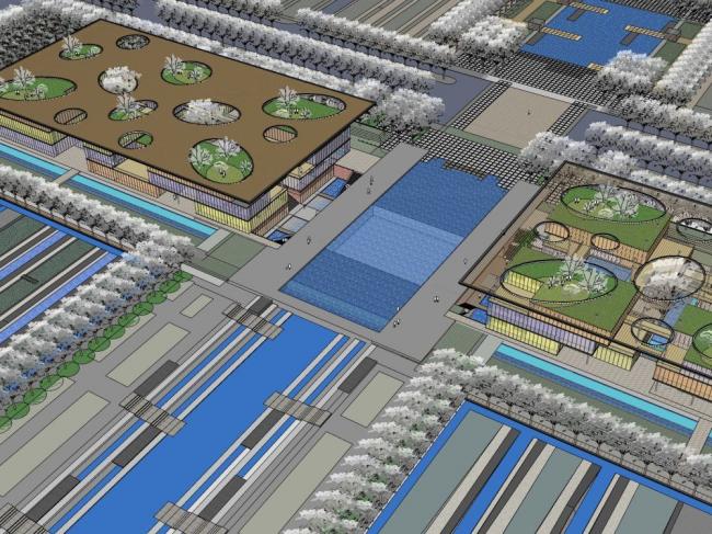 Sketchup商业模型|多层商业建筑,现代风格 Sketchup商业模型|多层商业建筑,现代风格