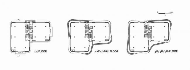 BIM建筑|宛若柔柔翻腾的海浪:天筠产业办公组团 / 第一实践建筑设计 BIM建筑|宛若柔柔翻腾的海浪:天筠产业办公组团 / 第一实践建筑设计