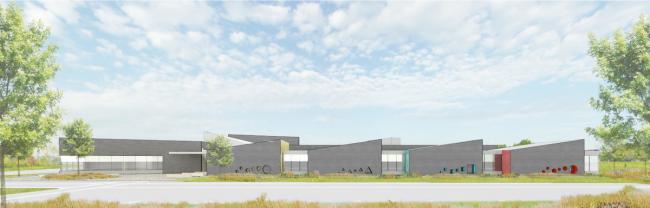 BIM建筑|开放互动,融进几何元素:罗克福德公立小学 / CannonDesign BIM建筑|开放互动,融进几何元素:罗克福德公立小学 / CannonDesign