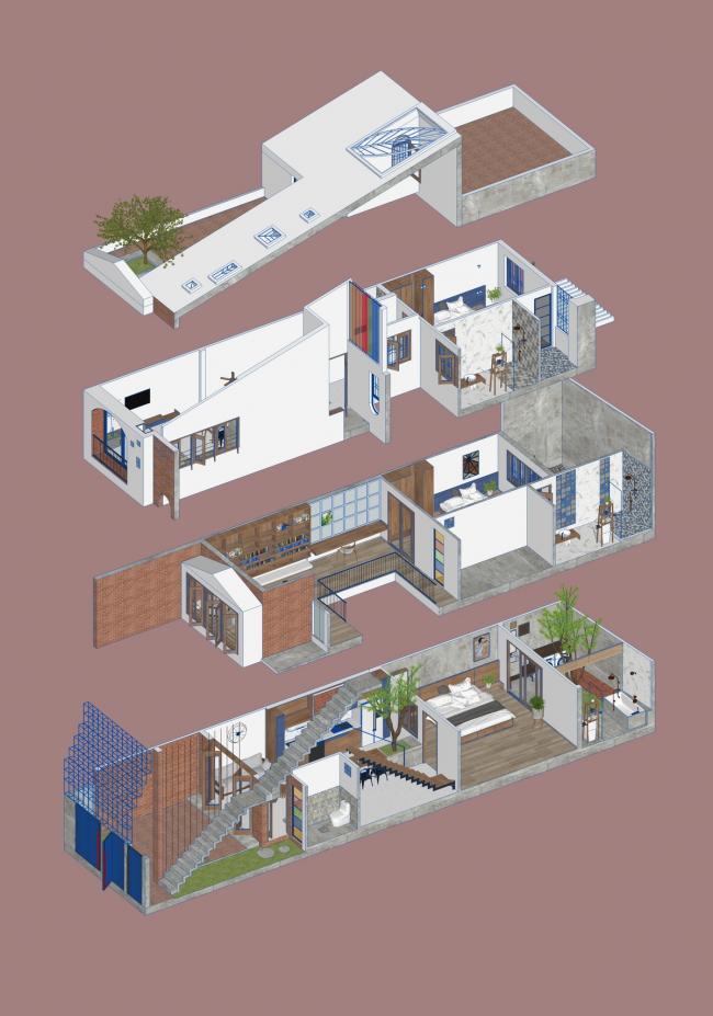 BIM建筑|空间嵌套,会呼吸的热带室第 / IZ Architects BIM建筑|空间嵌套,会呼吸的热带室第 / IZ Architects