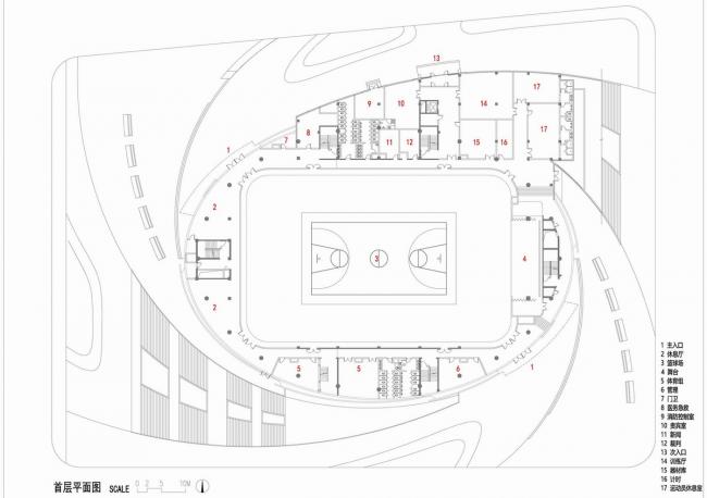 BIM建筑|北京建筑年夜学年夜兴校区体育馆 / 北京建工建筑设计研讨院 BIM建筑|北京建筑年夜学年夜兴校区体育馆 / 北京建工建筑设计研讨院