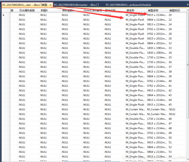 Revit明细表读取、将明细表数据存储到sql server数据库、python读取数据库 Revit明细表读取、将明细表数据存储到sql server数据库、python读取数据库